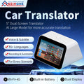 KEINONE 5.0-Inch Dual-Screen Translator 2.0 | AI-Powered Real-Time Translation | Multilingual Business & Office Interpreter
