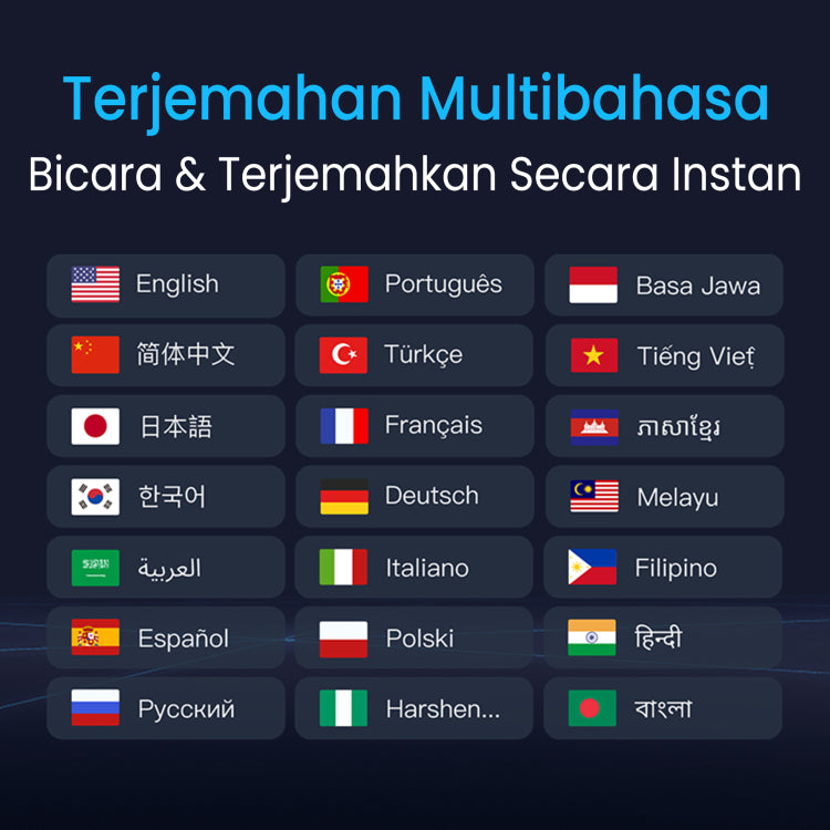 KEINONE Desktop AI Dual-Screen Translator - Real-Time Voice and Simultaneous Translation Device for Business, Hotel, and Conference Multilingual Communication