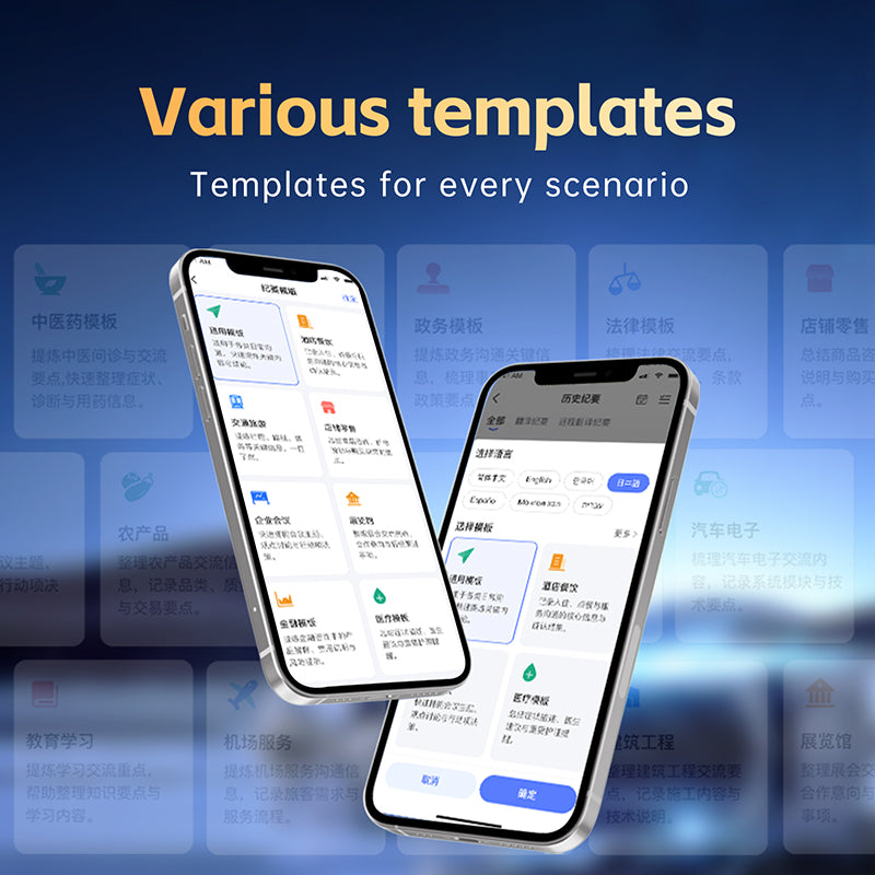 KEINONE 5.0-Inch Dual-Screen Translator 2.0 | AI-Powered Real-Time Translation | Multilingual Business & Office Interpreter