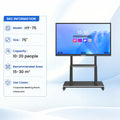 KEINONE 75-Inch Multimedia Teaching All-in-One Display, Interactive Touchscreen Whiteboard for Kindergarten, Elementary School, Middle School & High School, Teaching & Training, Smart Conference Panel, Smart TV
