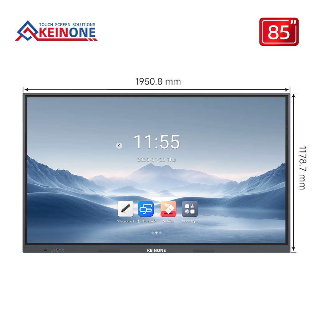 Keinone V100 (85 inci) Papan Tulis Pintar Inframerah All-in-One - dengan Kamera