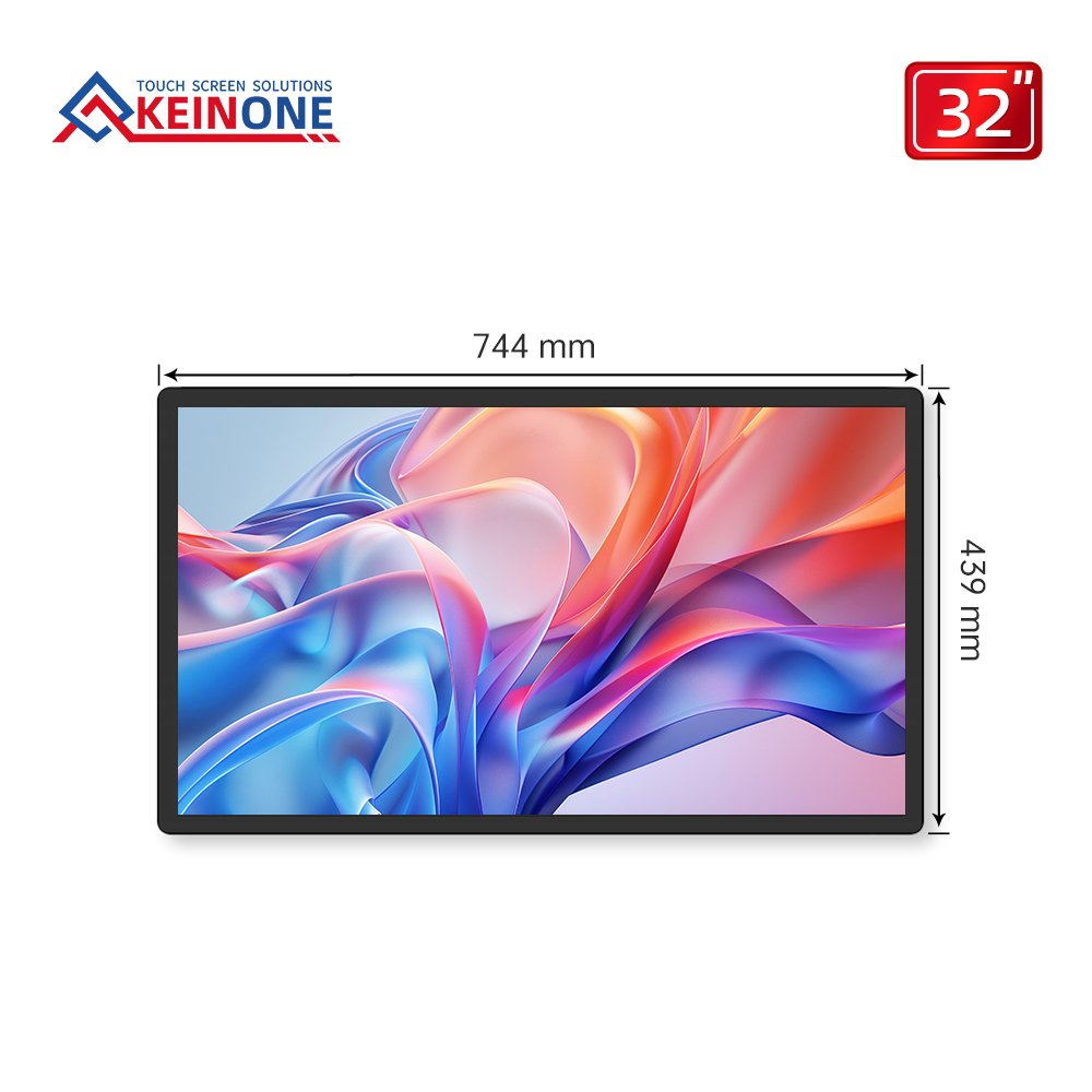 Keinone 32 inci Layar iklan yang dipasang di dinding (V100-32GB)